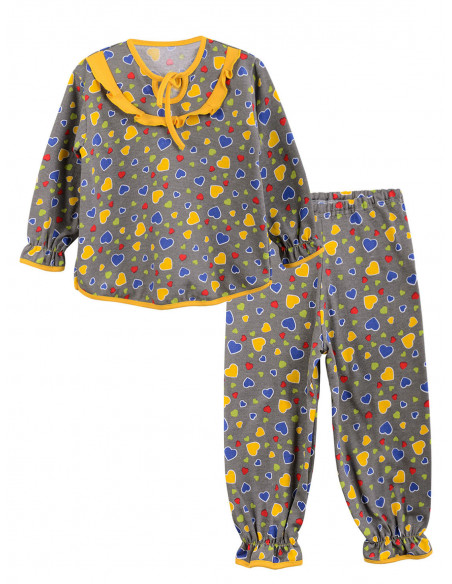 Пижама для девочки "Мальвина" футер цветной
